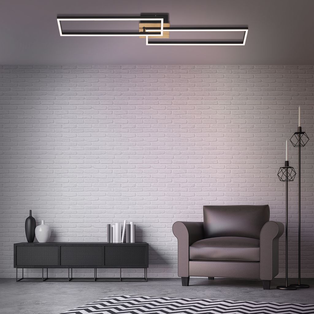 LED CCT Cornice 110 cm 40W 4400lm nero